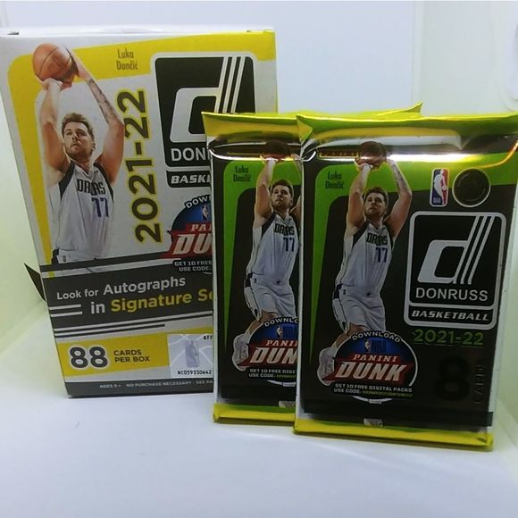 2021-22 Panini Donruss NBA Basketball (2) SINGLE PACKS - Picture 2 of 2